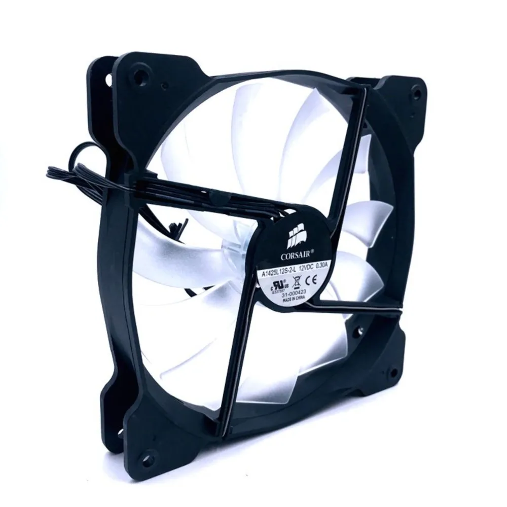 A1425L12S-S-L 140mm ventilador LED refrigeración silenciosa 140*140*25mm DC12V 0.30A (corriente nominal 0.27A) caja de computadora 1060RPM - imagen 3