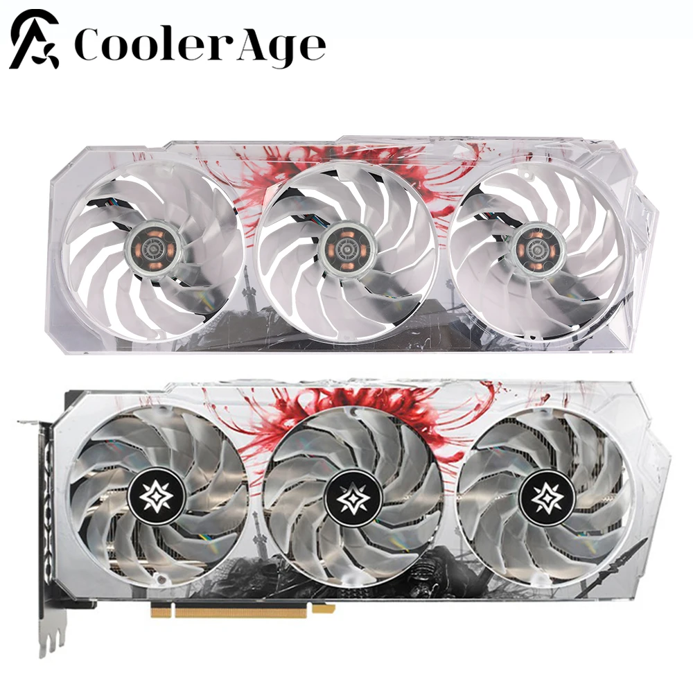 Para Galax GeForce RTX 3060 3060Ti 3070 3070Ti ventilador de tarjeta de vídeo con funda 90MM TH9215S2H-PDB02 ventilador de refrigeración de tarjeta gráfica - imagen 2