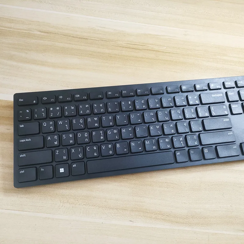 Juego de teclado y ratón inalámbricos con diseño tailandés para ordenador portátil de oficina de escritorio Dell KM5221 - imagen 4
