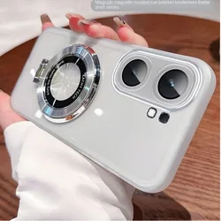 Para Xiaomi 15T Poco X7 Pro f7 ultra c85 m7 pro redmi 15 A5 funda dura anillo de piel de oveja soporte lente cubierta protectora para Poco X7Pro