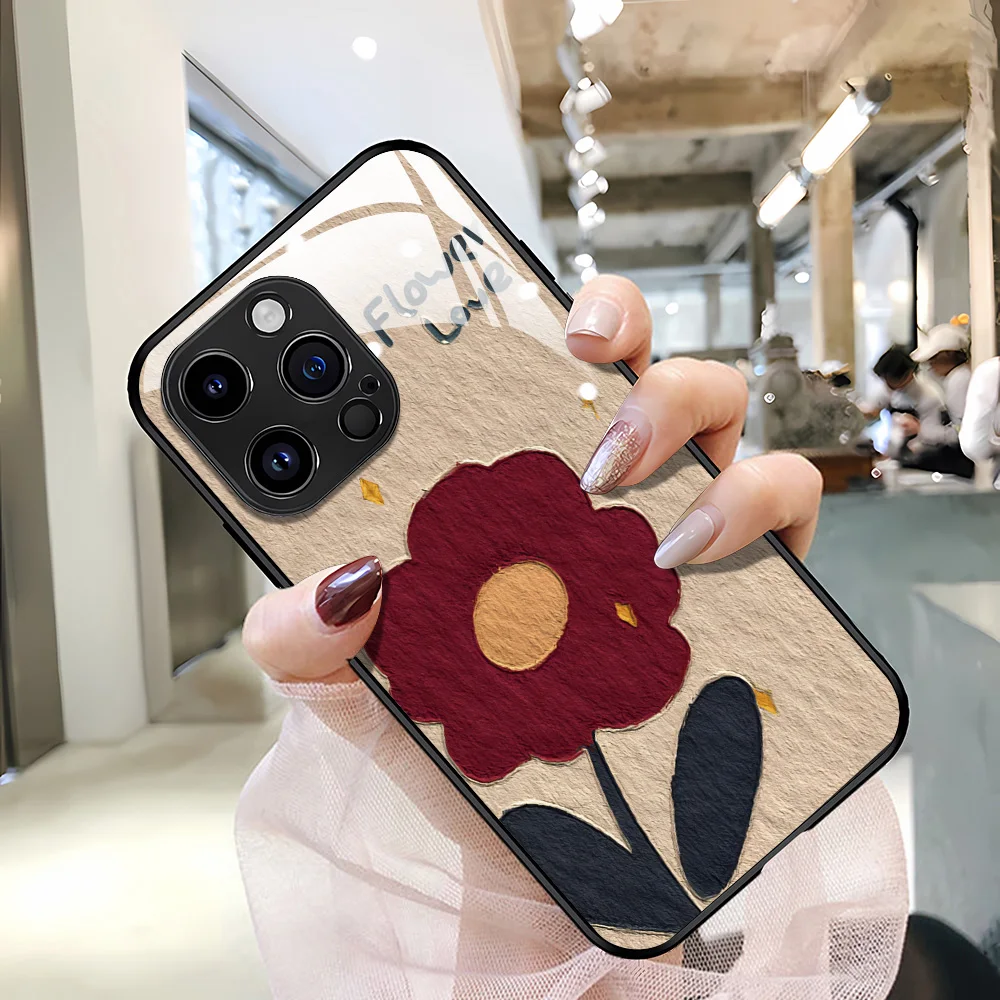 Funda de teléfono de vidrio templado para Samsung A56 5G A55 A54 A17 A16 A36 A15 A14 A34 A52 A53 A13 A12 A22 A24 A25 A23 A32 A33 A51 - imagen 4