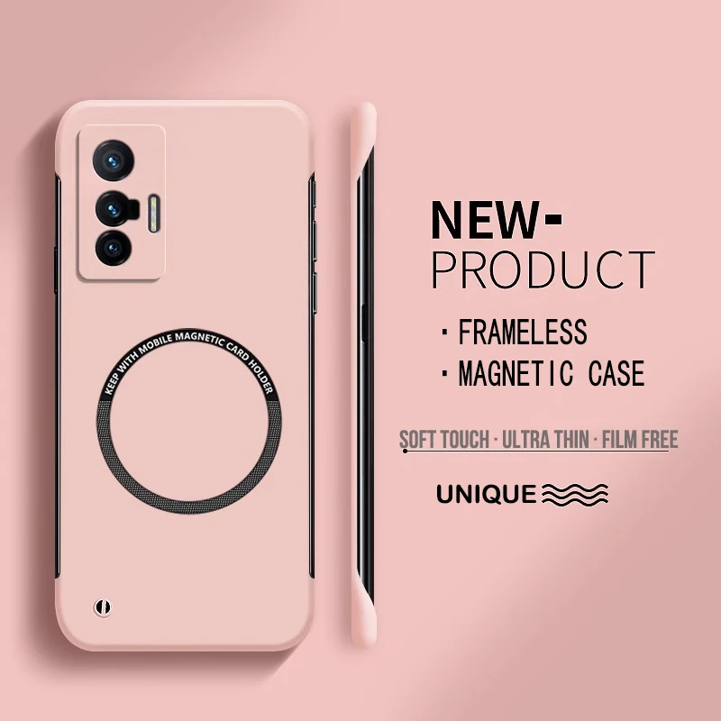 Funda de teléfono sin marco magnética de PC dura ultrafina para Oppo Realme GT Master NEO 2 3T GT 2 3 Realme 10 11 Pro Plus cubierta mate - imagen 2