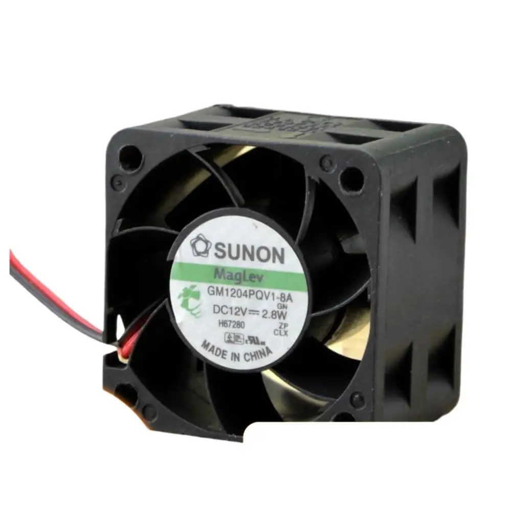 Para SUNON 40mm 12V 2,8W ventilador de refrigeración de alta velocidad GM1204PQV1-8A servidor y Industrial 40X40X28mm - imagen 2