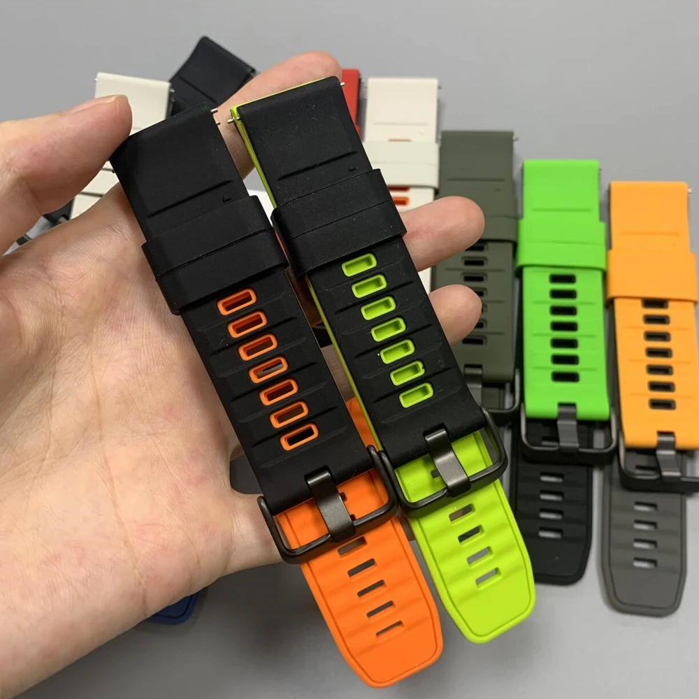 Correa de silicona para reloj inteligente Redmi Watch 5, correa de reloj transpirable activa para Redmi Watch 5 Lite, pulsera deportiva suave de 22mm - imagen 3