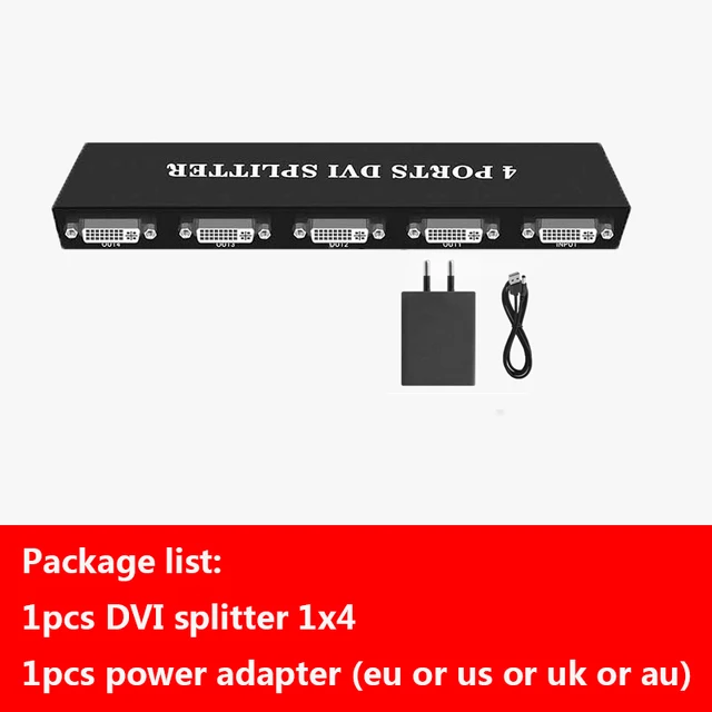 DVI splitter 1x4
