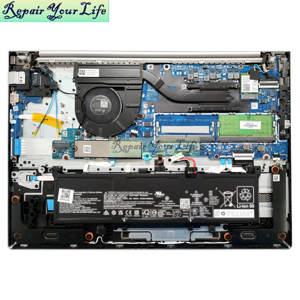Ventilador de refrigeración de CPU para HP EliteBook 660 G11 HSN-038/039C N99269-001 N99270-001 ND75C39-23H04 23H05 Notebook PC radiador nuevo - imagen 4