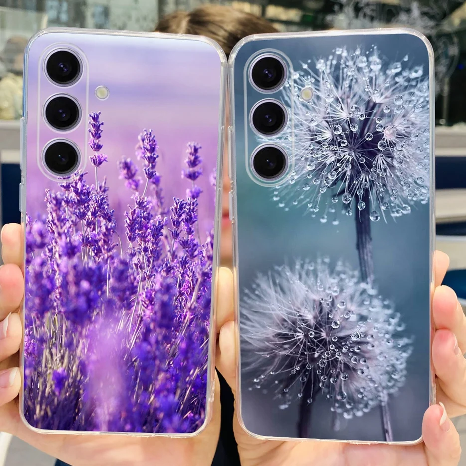 Funda de silicona suave para teléfono Samsung Galaxy S24 Plus, carcasa pintada con estilo, S24 Plus, S24 Ultra - imagen 2