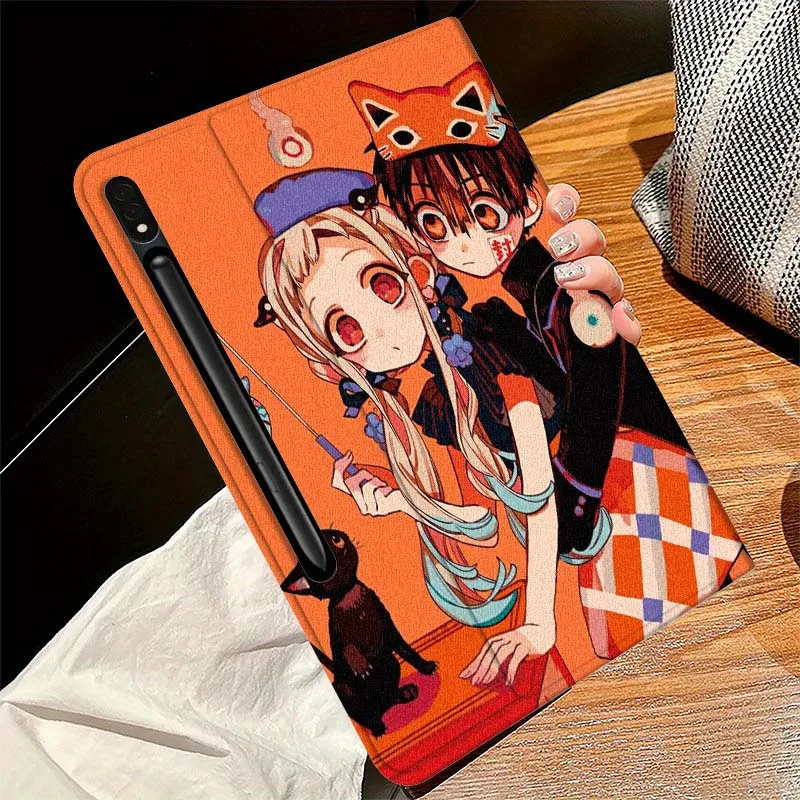 Hanako Kun arte para Samsung Galaxy Tab S11 S10 S9 S8 S7 S6 A10.1 A9 A8 A7 10,9 10,1 10,4 Lite FE Plus pulgadas funda para tableta - imagen 5