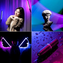 Ulanzi VL119 Varita LED RGB Mano CRI95 Fotografía Portátil Versátil