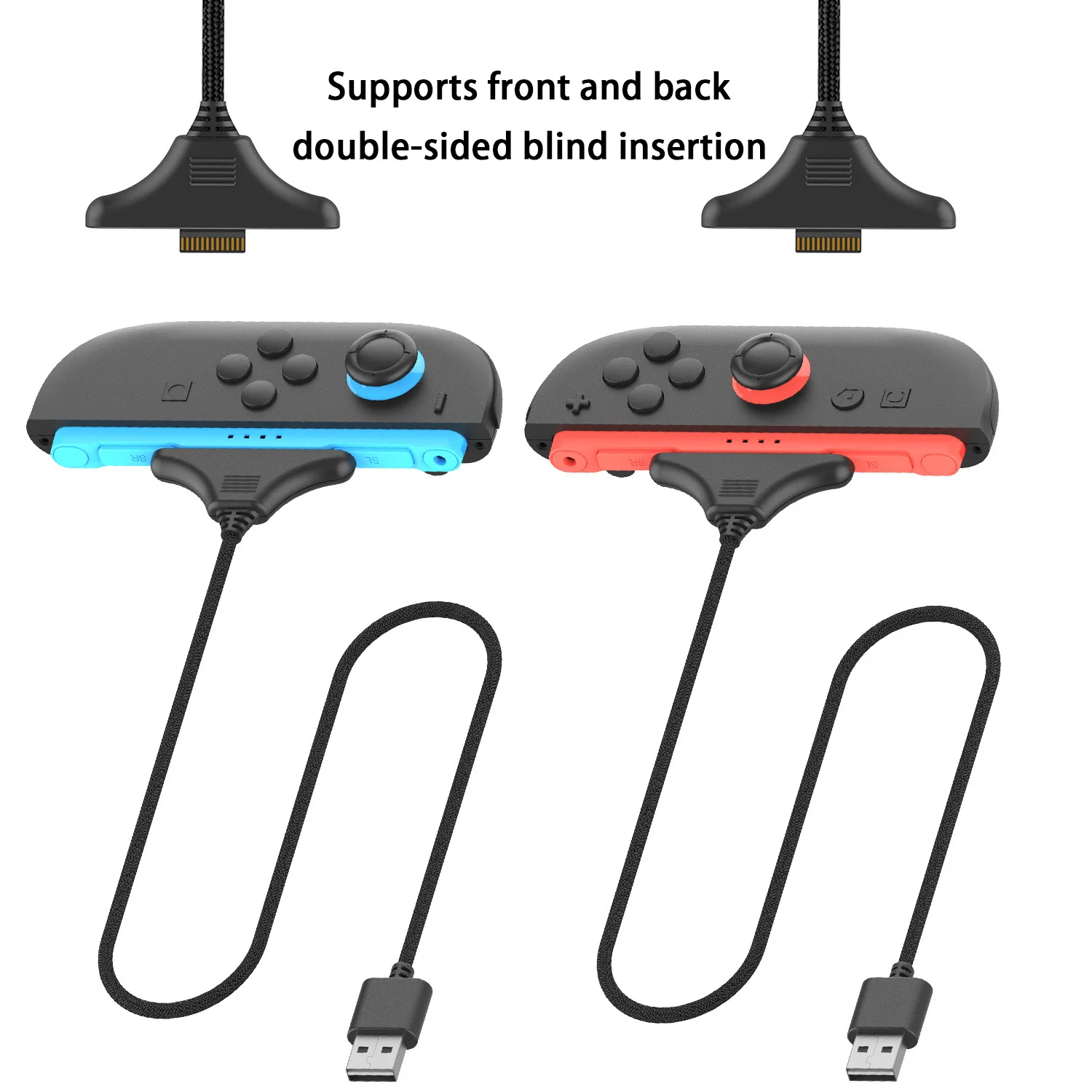 Paquete de 2 cables de carga magnéticos de 3 metros compatibles con Switch 2, cargador Joypad Dual para Cables de carga de agarre izquierdo y derecho de N-S 2