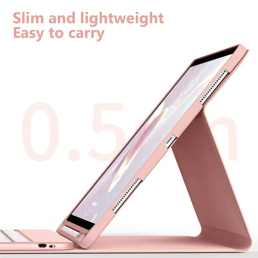 Para Xiaomi Mi Pad 6 5 Pro 11 12,4 funda magnética para teclado y ratón Bluetooth para Xiaomi Mi Redmi Pad 10,6 SE 11 con portalápices - imagen 5