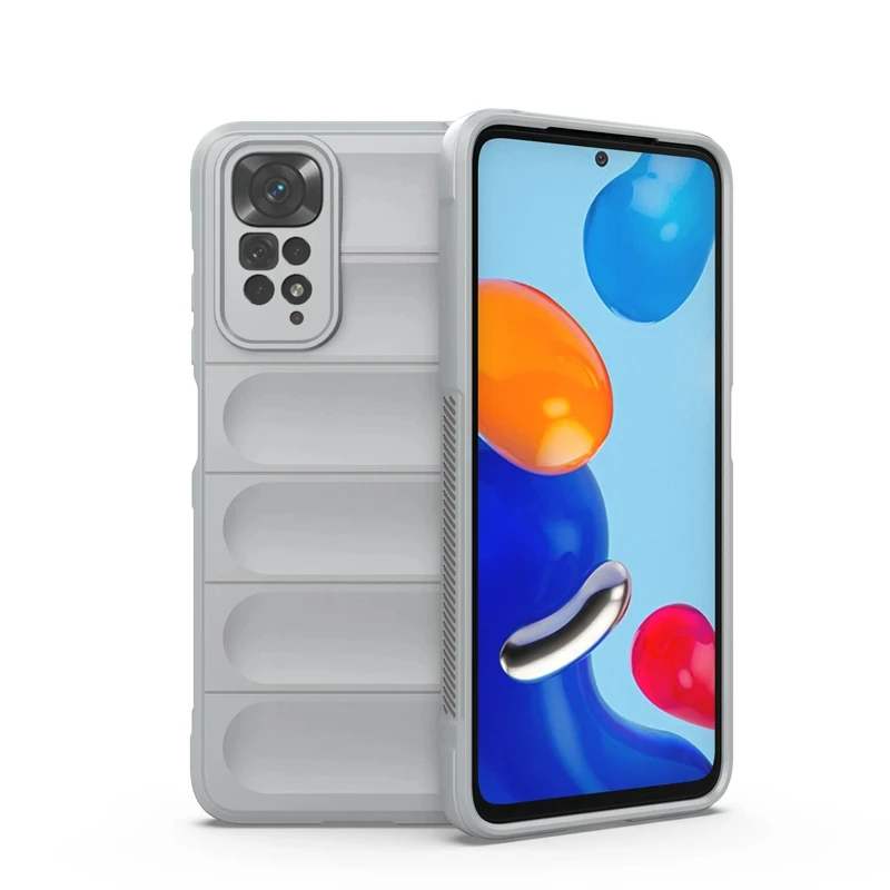 Para Xiaomi Redmi Note 11s 11 Pro Global 4G Funda trasera de teléfono Funda de silicona líquida suave anticaída a prueba de golpes armadura protectora Funda - imagen 5