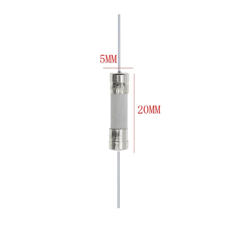 75 Uds 15 valores 5x20mm con un pin Kit de tubo de fusible cerámico de rotura rápida 0.5A 1A 2A 3.15A 4A 5A 6.3A 8A 10A 12A 15A 16A 20A 25A 30A - imagen 4