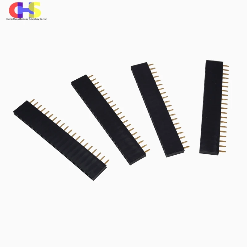 10 Uds. Conector de pines hembra de una sola fila paso 2,54mm 1*2p 3p 4p 5p 6p 7p 8p 9p 10p 12p 14p 16p 18p 20p 22p 40p - imagen 5