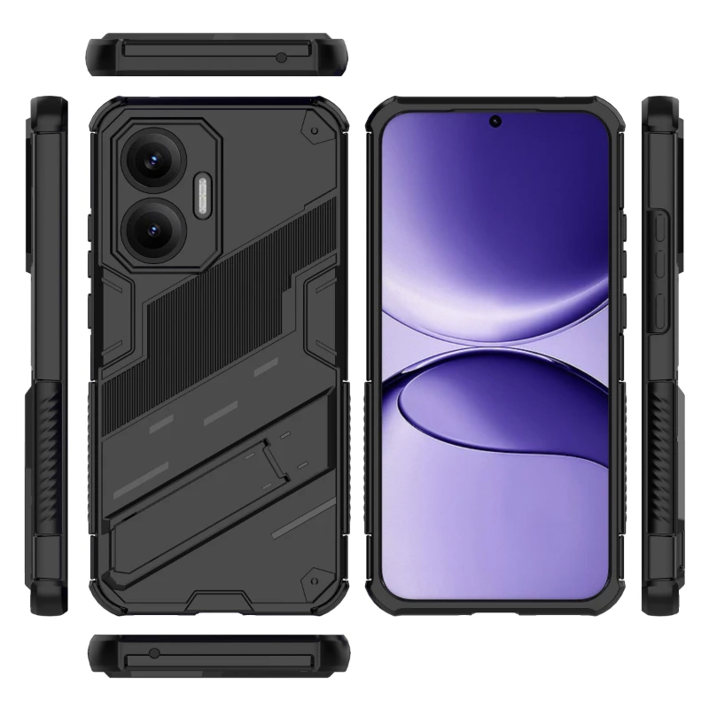 Para Xiaomi Redmi Turbo 4 Pro funda trasera a prueba de golpes funda armadura para Redmi Turbo4 funda protectora anticaída funda Coque con soporte - imagen 3
