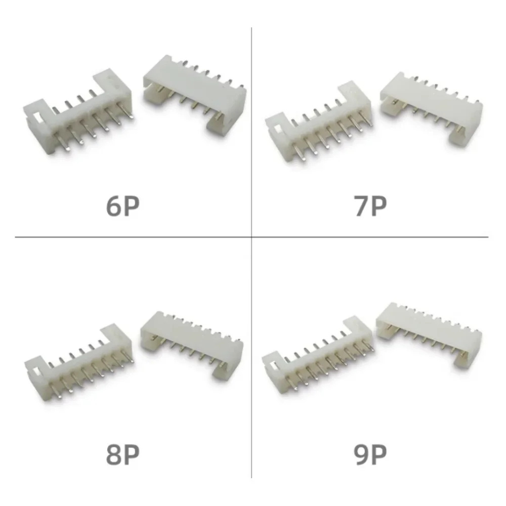 50/100 Uds JST PH2.0mm conector de cable carcasa macho 2mm 2,0mm paso 2/3/4/5/6Pin enchufe macho carcasa de plástico cabezal de Pin - imagen 3