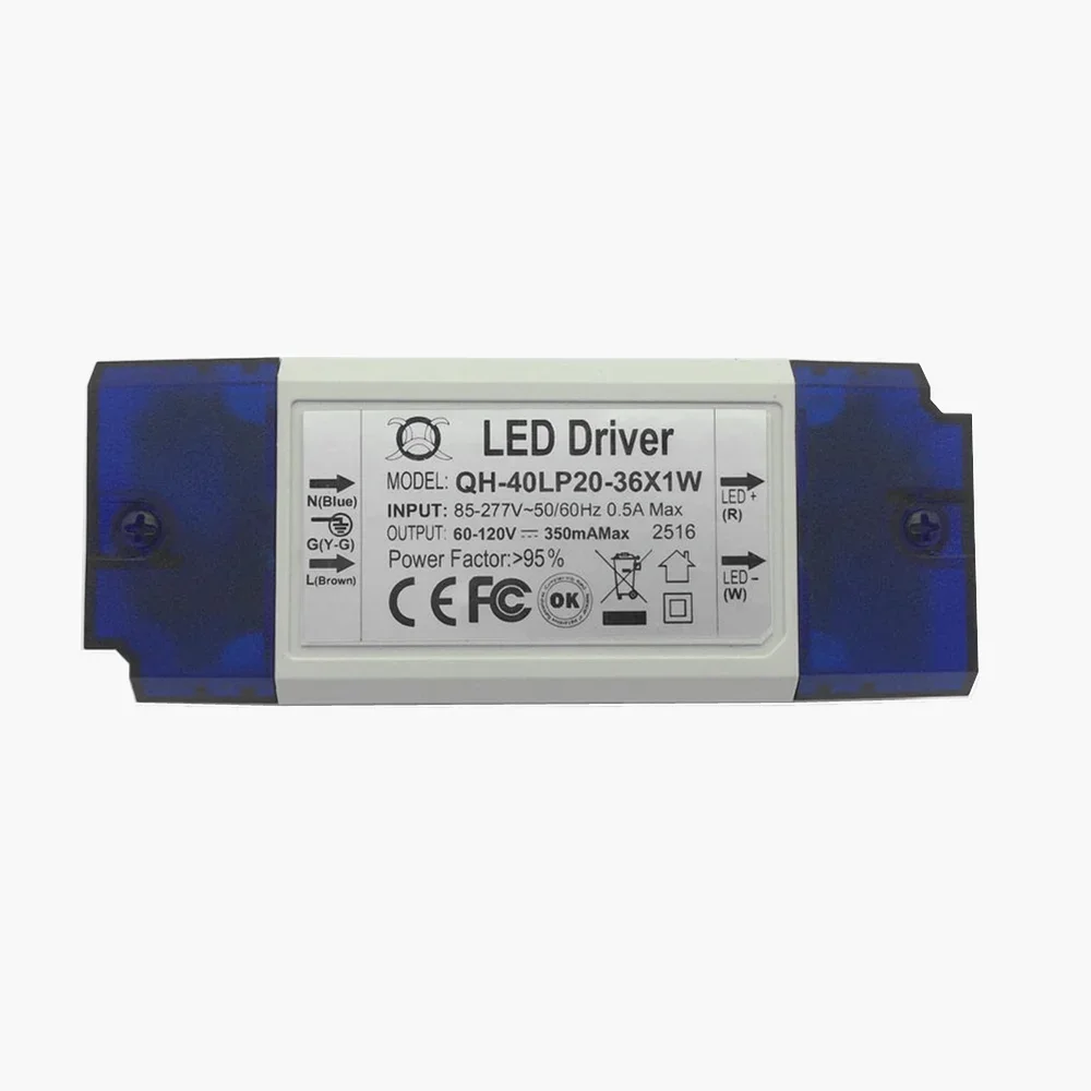 Transformadores de iluminación de 20-36x1w, controlador LED de corriente constante de 300mA de alta calidad para bombillas de lámpara LED, fuente de alimentación, 1 Uds. - imagen 4
