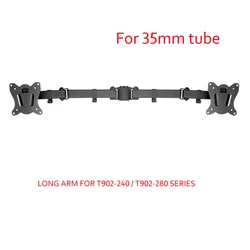 Soporte Brazo Largo Doble Monitor 10-27\" - Escritorio Montaje DIY