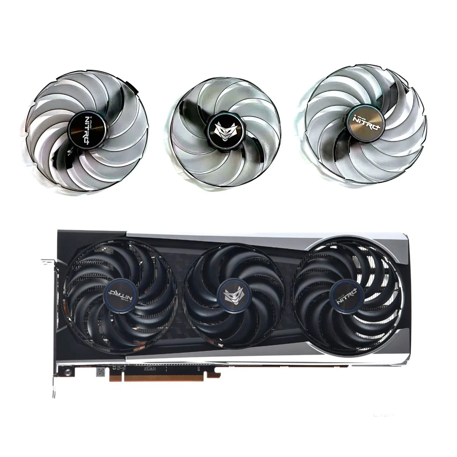 Nuevo ventilador de refrigeración LED FDC10U12D9-C FDC10H12D9-C adecuado para tarjeta gráfica Sapphire NITRO + AMD Radeon RX 6700 6800 6900 XT