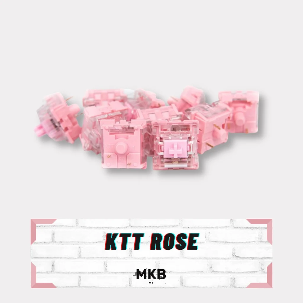 [STOCK LISTO] Interruptores lineales KTT Rose para teclados mecánicos o para juegos - Linear - imagen 2