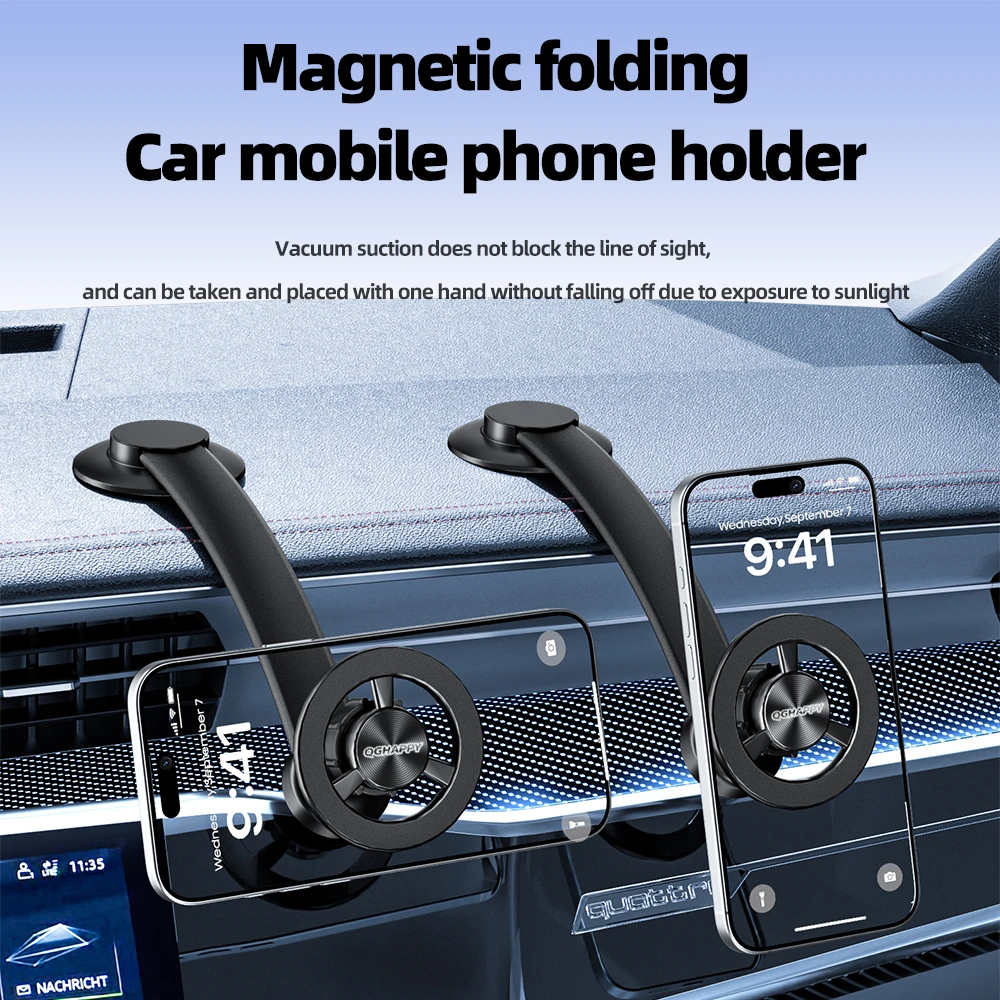 Soporte de montaje para coche, estante de rotación de 360 grados, antideslizante, ajustable, soporte para salpicadero de parabrisas para navegación por teléfono, uso en viajes - imagen 2