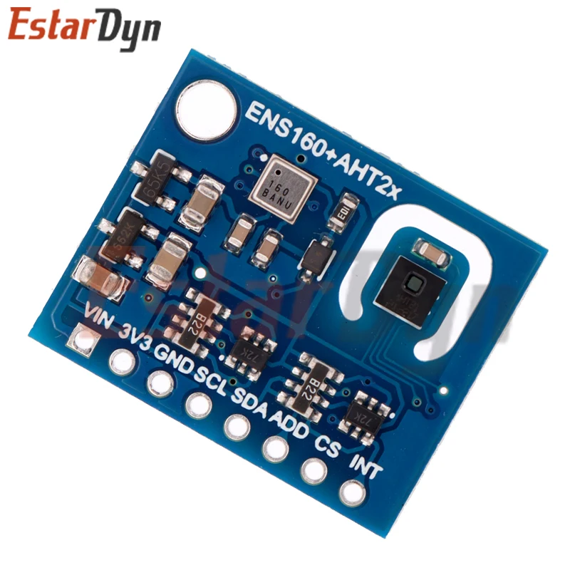 ENS160 + AHT21 dióxido de carbono CO2 eCO2 TVOC calidad del aire y Sensor de temperatura y humedad reemplazar CCS811 para Arduino - imagen 4