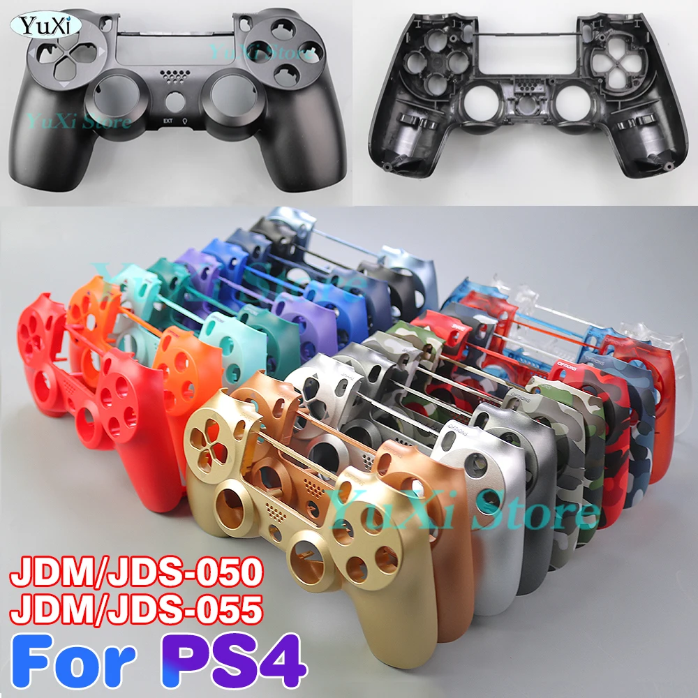 Para PS4 JDS JDM 050 055 carcasa frontal reemplazo de placa frontal para PlayStation 4 controlador de mando