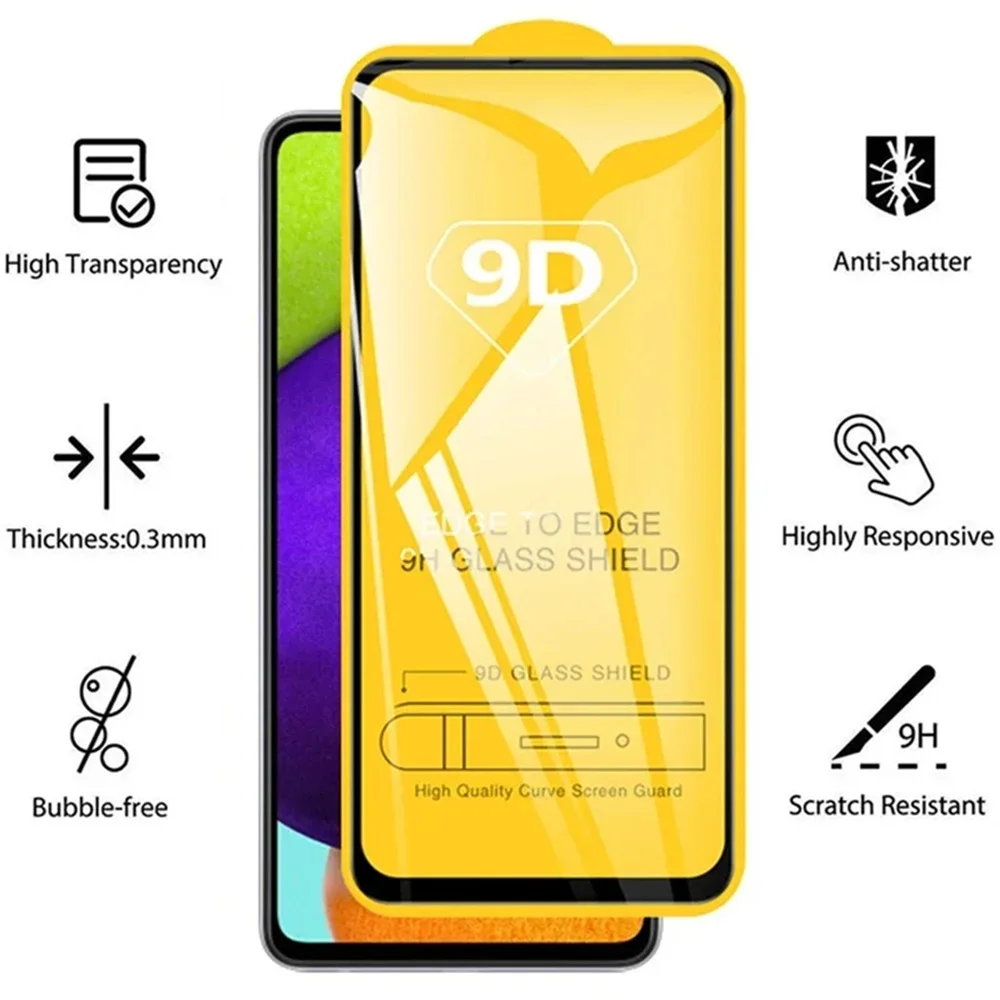 1-5PCS Protector de pantalla para Samsung A56 5G A55 A54 A53 A17 A16 A15 A14 A13 A12 A07 A06 A05s A52 A72 A73 A71 A51 vidrio templado - imagen 3
