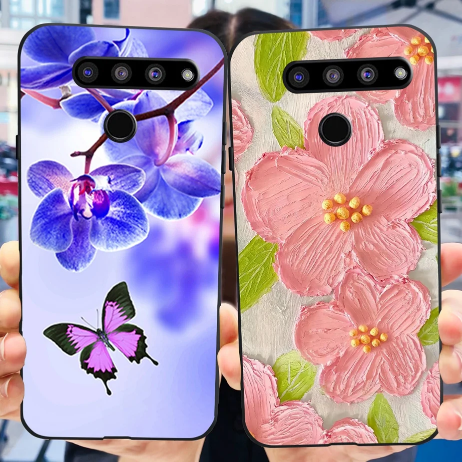 Funda de silicona suave para teléfono LG V50 ThinQ 5G, carcasa de lujo pintada en LM-V500N, TPU, para V50s ThinQ 5G, carcasa trasera de 6,4 pulgadas - imagen 5