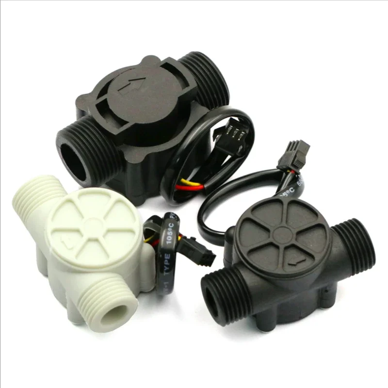 Sensor de flujo de agua YF-S201, interfaz G1/2/3/4, medidor de flujo Hall, dispensador de agua, 4/6 puntos - imagen 2