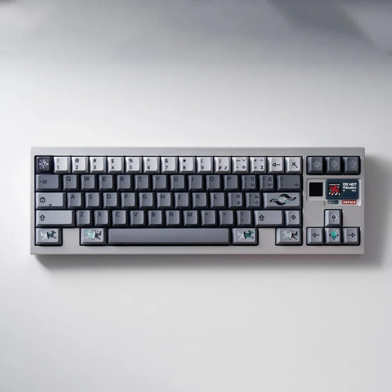 Teclas plateadas secretas Frontier originales Pbt 176 teclas personalizadas para teclado mecánico Cherry Wooting ROG, accesorios para Pc - imagen 5