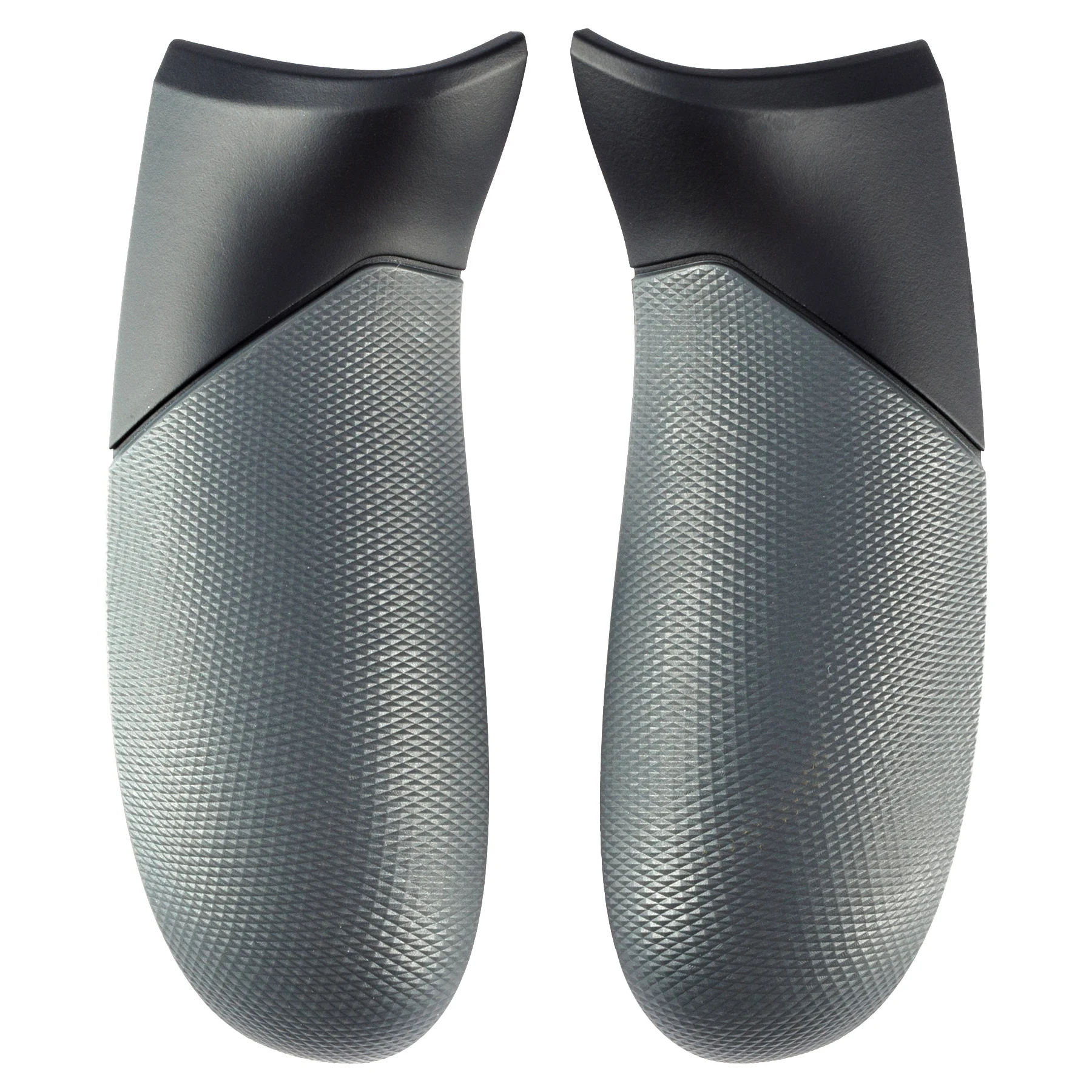 eXtremeRate Rieles laterales Empuñaduras traseras Paneles traseros para controlador Xbox One Elite (modelo 1698) - Negro Gris - imagen 2