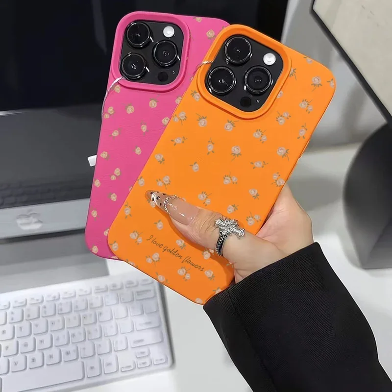 Funda de teléfono de silicona con diseño de lichi y flores rosas para iPhone 16 Pro Max 15 14 13 12 11 XS Max XR 15 16 Plus, funda suave a prueba de golpes - imagen 4