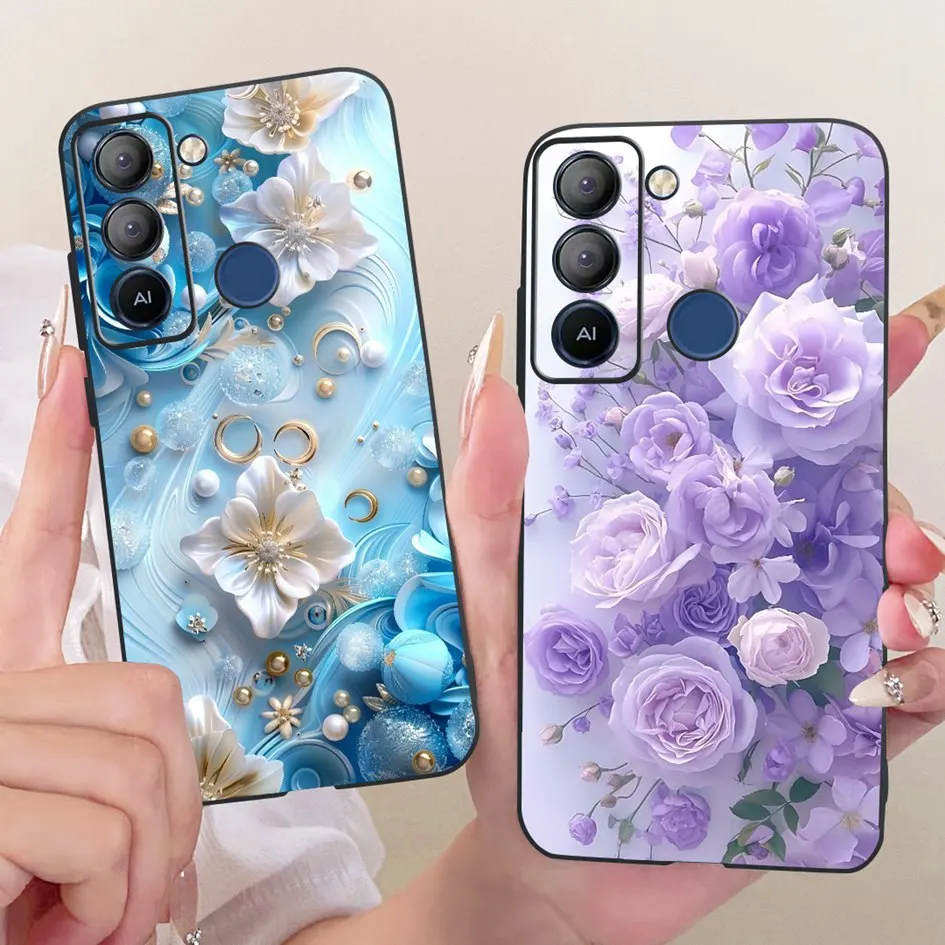 Funda para Tecno Pop 5 Lte, funda BD4 BD4i, funda de teléfono de silicona suave con dibujos de dragón a la moda para Tecno Pop 5 Pro Pop5 5P 5Lte - imagen 3