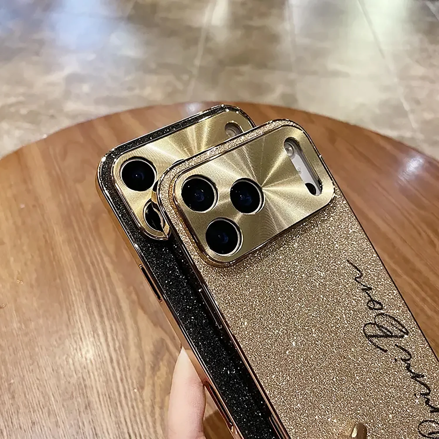 Funda personalizada para teléfono con purpurina de diamante y nombre DIY, compatible con Iphone 17 16 15 14 13Pro Max, 17 Air y 17Pro, 17. - imagen 5