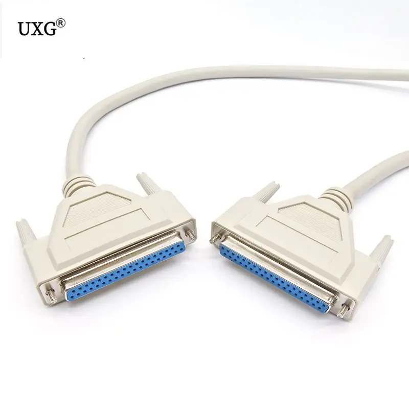 Cable de 37 pines DB37 macho a hembra macho a macho conector hembra a hembra puerto de D-SUB Cable de datos extendido 1,5 M 3M 5M