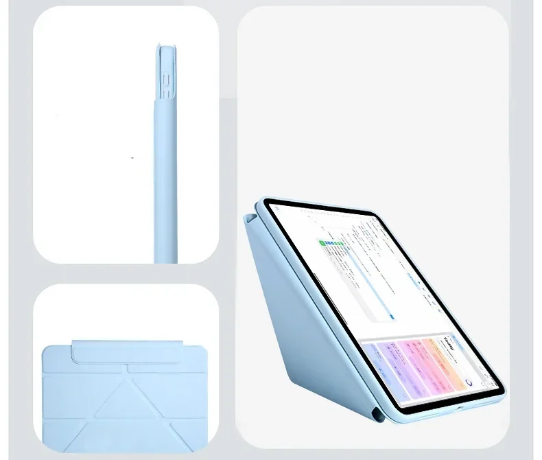 Para Samsung Tab A11 Funda de 8,7 pulgadas con soporte de cuero PU plegable inteligente Funda magnética para Funda Galaxy Tab A11 Coque sm x130 x135 - imagen 5