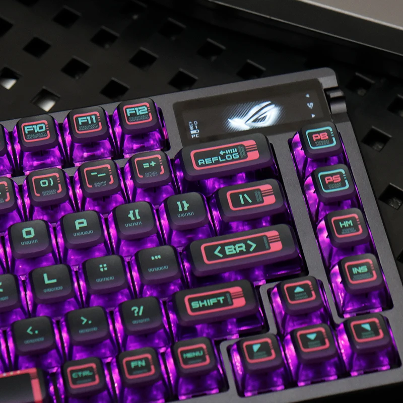 Juego de teclas temáticas PBT ASA transmisión 108 teclas personalizadas originales hechas a mano para accesorios de teclado mecánico - imagen 2