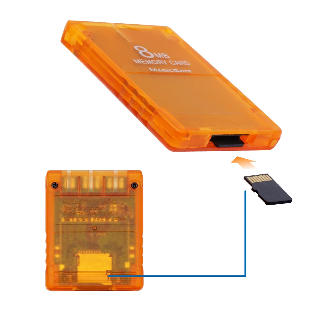Adaptador de tarjeta SD MX4SIO SIO2SD para Playstation 2 PS2 + tarjeta Fortuna FMCB para consolas PS2 Slim + tarjeta de juego - imagen 5