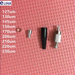 ELINK Kit Conectores FC Fibra Óptica Multimodo Ferrule Metal