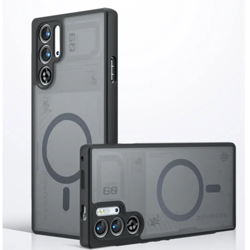 Para ZTE Red Magic 10 Pro Plus 10pro funda mate para Magsafe parachoques duro acrílico magnético para Redmagic 9spro 8Pro cubierta a prueba de golpes