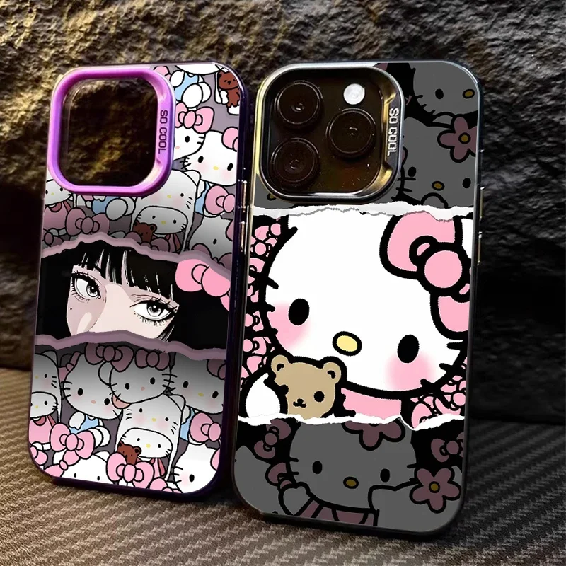 Funda de PC para Xiaomi F4 POCO M6 Pro 4G 11 Lite 5G 13 Pro 14T 13T 12T 14 NE X7 X6 X5 X3 NFC F3 GT F5 C75 Ins Hello Kitty Girl Etui - imagen 2