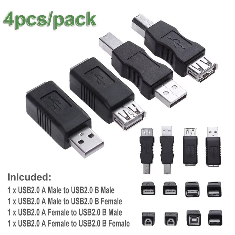 Detalle del adaptador convertidor USB 2.0
