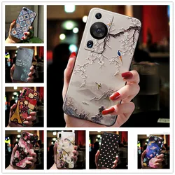 Carcasa Silicona 3D Relieve Pintada Huawei P60 Pro – Antigolpes