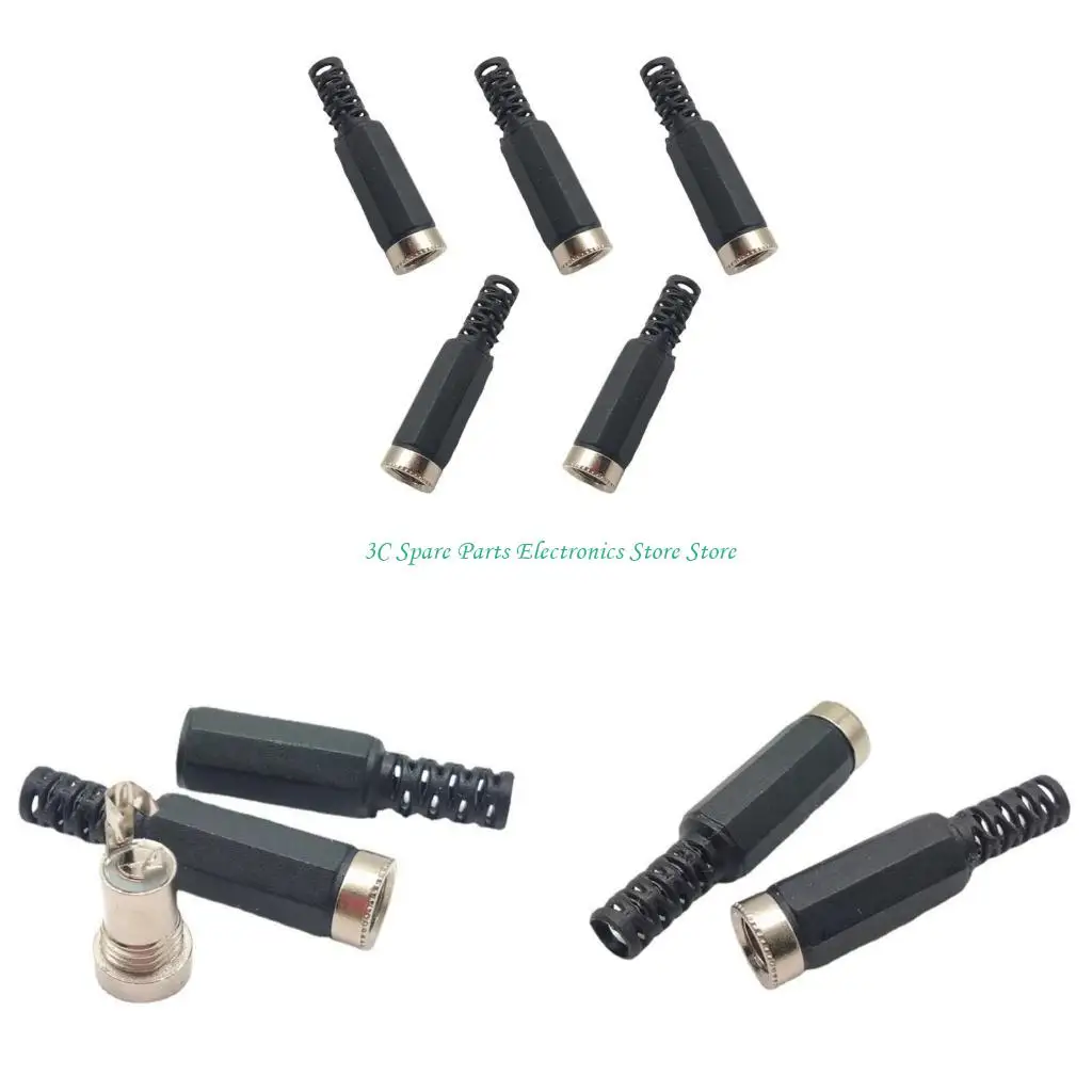 12pc 5pcs DIY DC5.5x2.1 mm Cabezal conversión potencia Tipo 5521 para varios proyectos