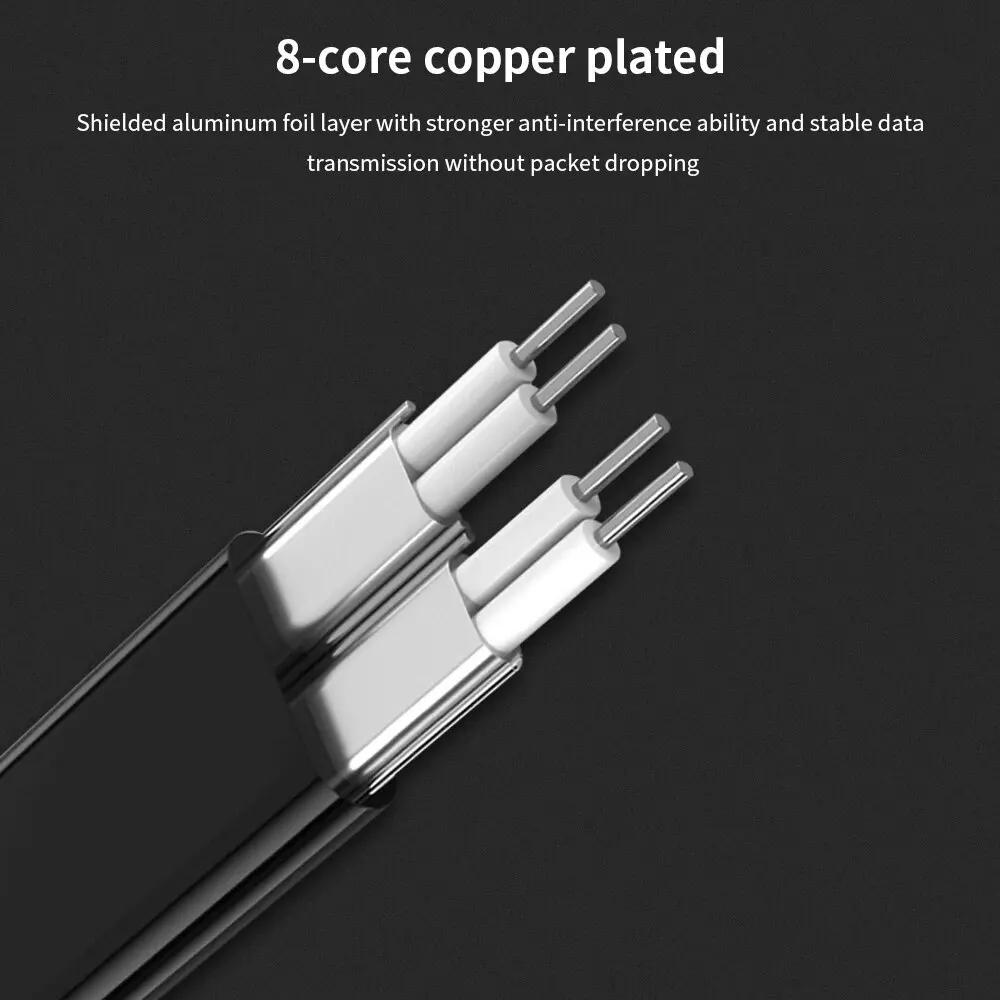 Cable TISHRIC SATA Sata3.0 Cable de datos en serie de disco duro de estado sólido Cable de transmisión rápida de disco duro Sata Flexible multiespec - imagen 5