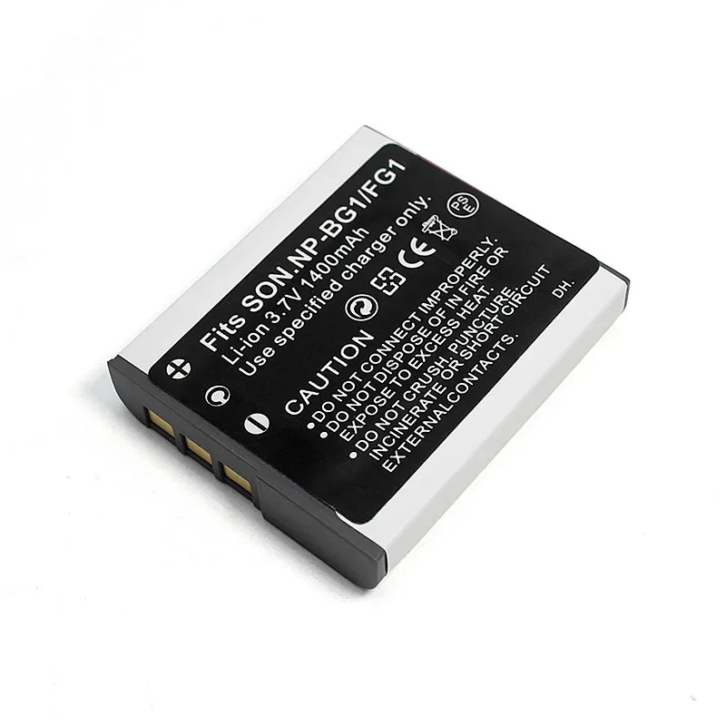 Batería NP-BG1 de 3,7 V y 1400mah, baterías NP BG1 para cámara Sony FG1 DSC T20 T100 HX30 W120 W125 W130 W150 W170 W200 W210 W220 W230 - imagen 2