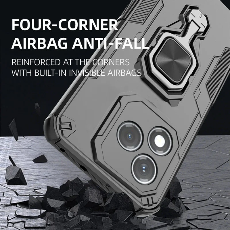 Funda protectora de lente con soporte para Honor 400 Lite 400 Pro 5G, funda con anillo, soporte magnético, Fundas Coque - imagen 3