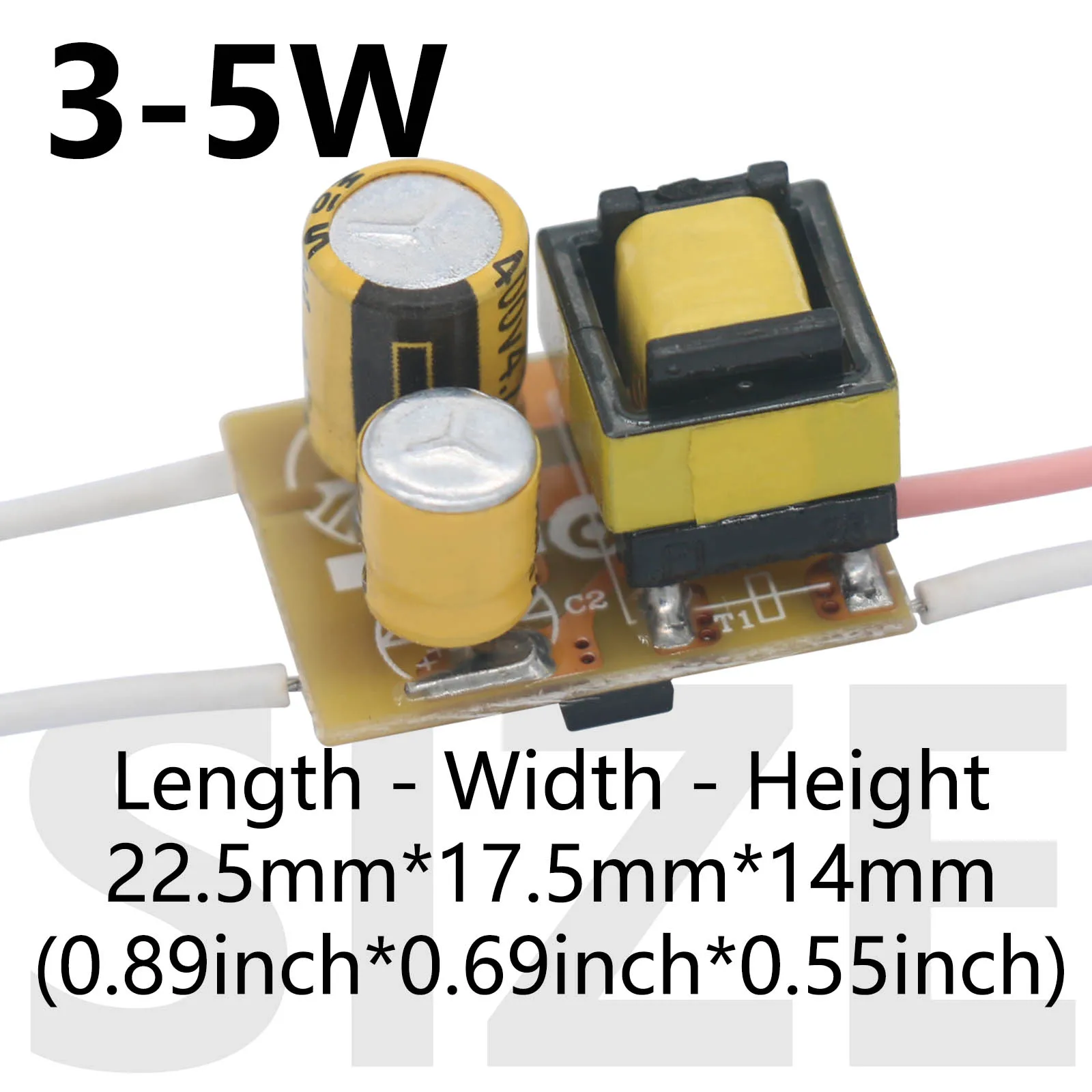 Transformador de luz LED con controlador IC inteligente, 1-3W, 3-5W, 250mA, DC3-12V, controlador no aislado para bombilla, fuente de alimentación de diodo LED - imagen 4