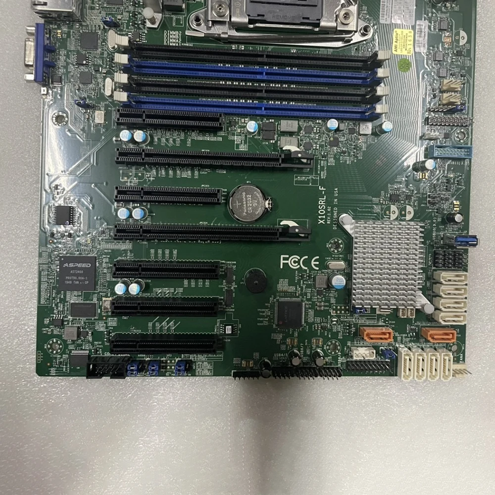 E5-1600/2600 V3/V4 Familia LGA2011 DDR4 ECC Placa base de servidor X10SRL-F de una sola vía
